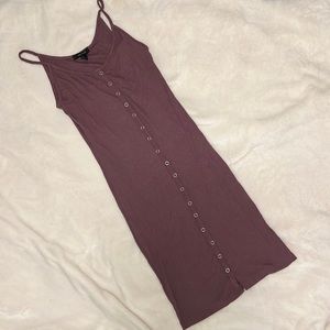 Mauve Forever 21 Bodycon Mini Dress